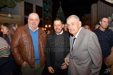 Encendido de la decoración navideña e inauguración del belén canario de Los Llanos  (Foto Francisco Javier Santana)